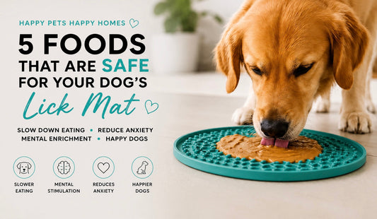 5 Foods That Are Safe for Your Dog's Lick Mat