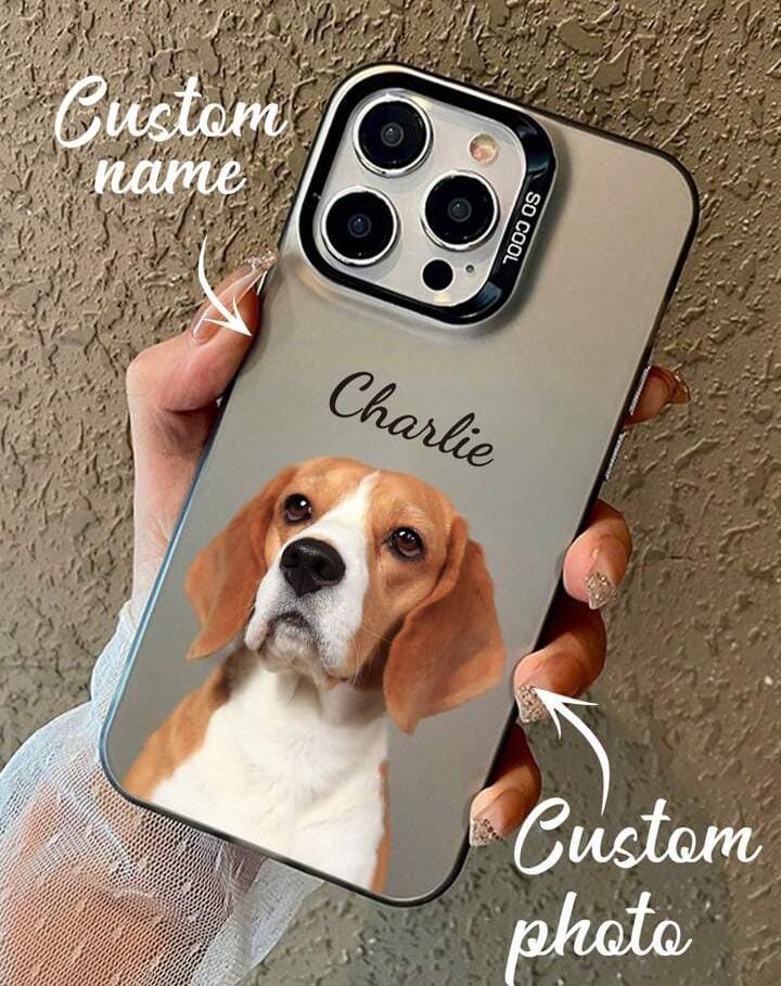Customizable pet photo phone case