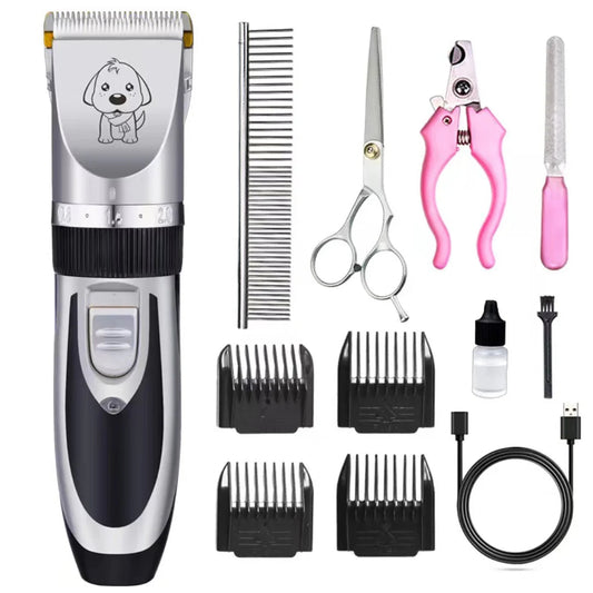 Dog clipper set professional pet grooming kit