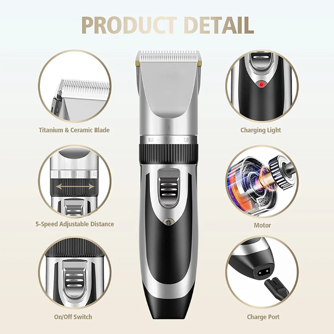 Dog clipper set kit contents